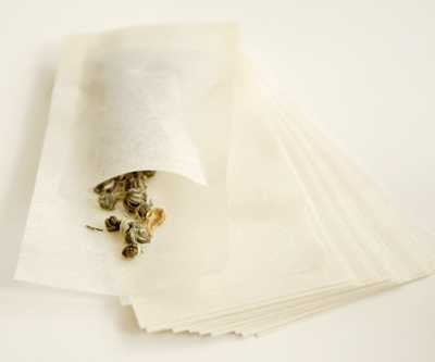 T-SAC Non-bleached paper tea bags - Large cup/small pot sized